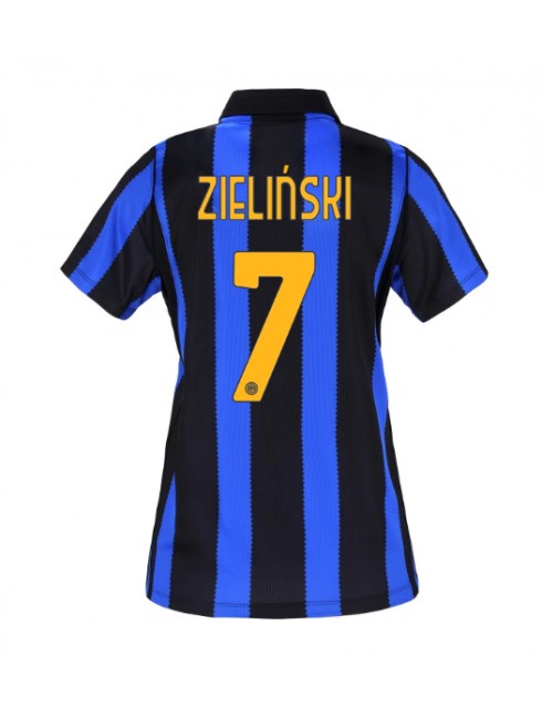 Inter Milan Piotr Zielinski #7 Heimtrikot für Frauen 2026-27 Kurzarm Inter Milan Piotr Zielinski #7 Heimtrikot für Frauen 2026-27 Kurzarm